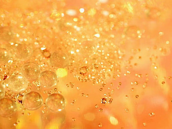 Orange Crystals, glass, crystals, orange HD wallpaper