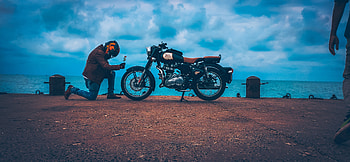 Royal Enfield, bullet HD wallpaper