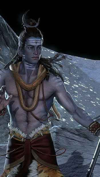 Prosenjit Shiva, God Mahadev, Dark Theme HD phone wallpaper