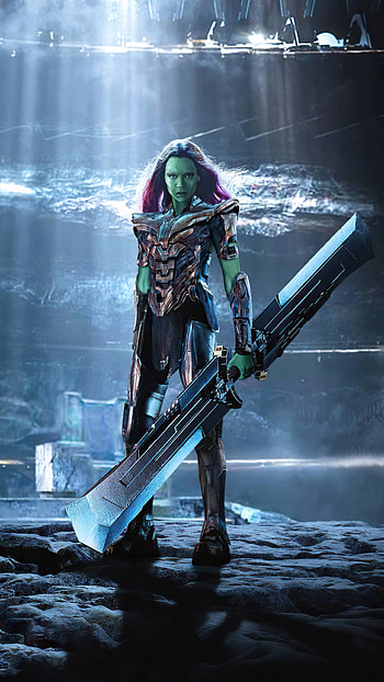 Gamora, Thanos , Popular, Backgrounds HD phone wallpaper
