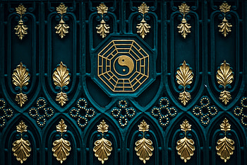 Gold, Miscellanea, Miscellaneous, Element, Buddhism, Yin Yang, Gate, Goal HD wallpaper