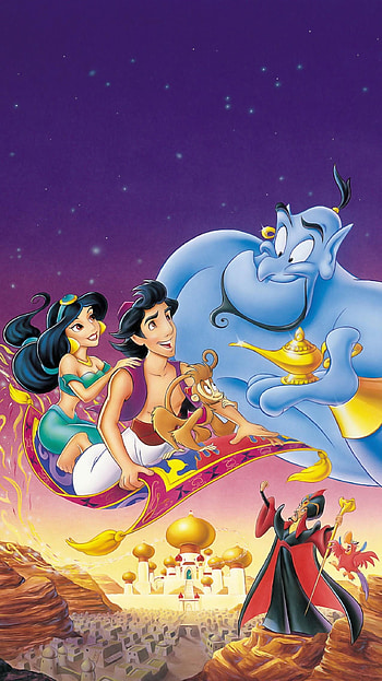 Genie, Aladdin Movie, Disney , Moviemanias HD phone wallpaper