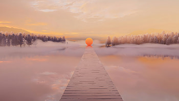 Path To Sun, sun, relaxing, ai, artist, artwork, digital-art HD wallpaper
