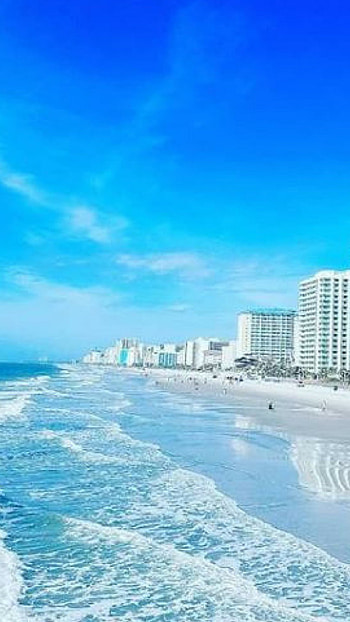South Carolina, Myrtle Beach, Tropical paradise, Coastal getaway HD phone wallpaper