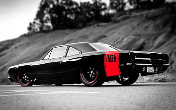 High Resolution American Muscle Car Si Of Laptop HD wallpaper