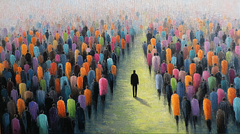 NPC in the Crowd: A Ultra Experience, npc, crowd, colors HD wallpaper
