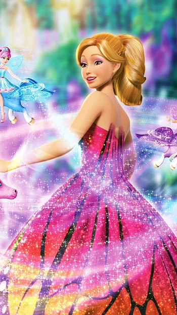 Barbie, barbie sparkle, barbie world HD phone wallpaper
