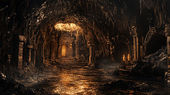 Dwarven Underground City: A Fantasy Experience, fantasy, dwarven underground city, cave, underground, ruin HD wallpaper