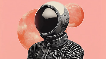Aesthetic Astronaut : Journey Beyond the Stars, astronaut, aesthetic HD wallpaper