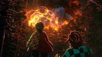 Kimetsu no Yaiba, Demon Slayer: Kimetsu no Yaiba, Anime, Tanjiro Kamado, Giyuu Tomioka HD wallpaper