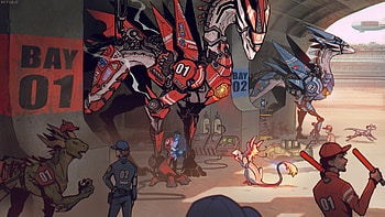 Racing Dragons Cyberpunk, dragons, dragon, artist, artwork, digital-art, deviantart HD wallpaper