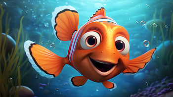 Nemo - Vibrant Clownfish Adventure Background, Nemo (Finding Nemo), clownfish, movie, Finding Nemo HD wallpaper