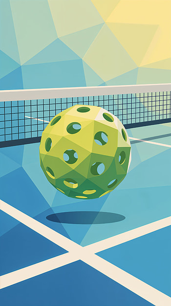Pickleball Pulse: Vibrant for Game On, ball, Sports HD phone wallpaper