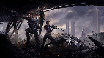 Women Warrior Scifi, warrior, scifi, artist, artwork, digital-art HD wallpaper