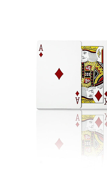 Ace King, Playing Cards, White Background HD phone wallpaper