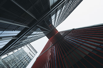 Cities, Architecture, Building, Bottom View HD wallpaper