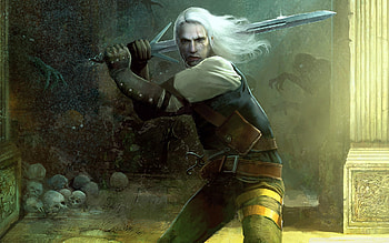 The Witcher, fighting, sword, adventure, action, video game, cg, , warrior HD wallpaper