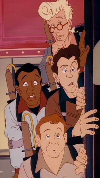 The Real Ghostbusters, Egon, Proton Pack, Winston, Cartoon, The Real Ghostbusters 1987, Peter, Ray HD phone wallpaper