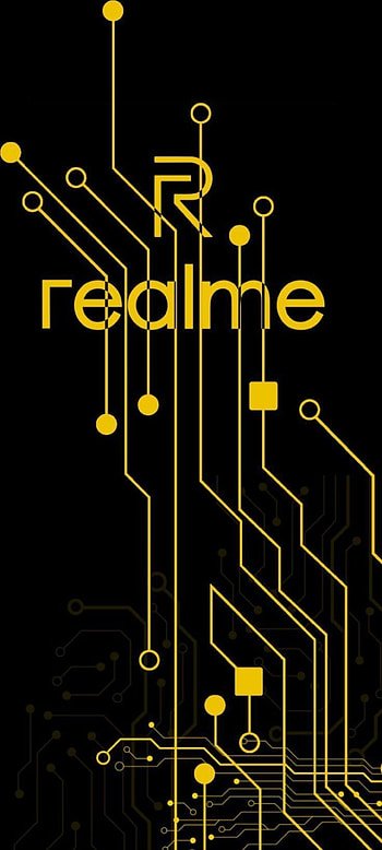 Realme punk, xiaomi, pantalla, samsung, amarillo, logo, fondos HD phone wallpaper