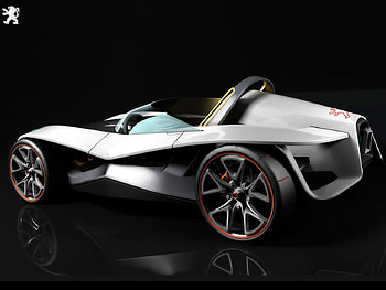 Peugeot, 2007, car, concept HD wallpaper