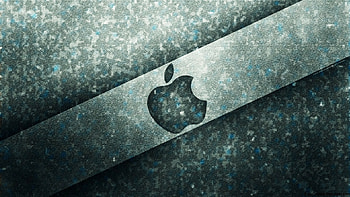 Icy Apple Logo , High definition visuals, Eye-catching design HD wallpaper