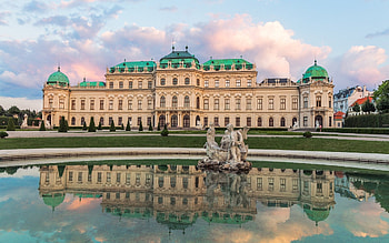 Belvedere Palace, , Background HD wallpaper