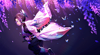 Demon slayer Shinobu Kocho Insect Hashira - anime live [ ], Shinobu Dark HD wallpaper