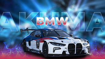 BMW M4 GT3 - Akuma by Azeroxy, car, BMW, vehicle, BMW M4 HD wallpaper