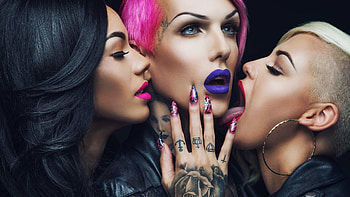 Jef Star , Beauty, Makeup, Glam HD wallpaper