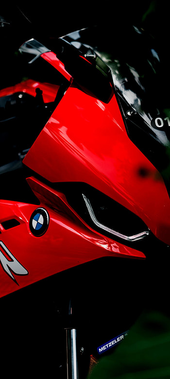 BMW s1000rr red, bmwbike, superbike HD phone wallpaper