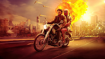 Deadpool & Wolverine Explosion Ultra, movie, Deadpool & Wolverine, Wolverine, Deadpool HD wallpaper