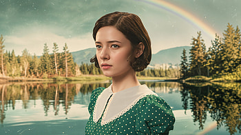 **Enchanting Reflection: Ultra **, girl, vintage, portrait, nature, lake HD wallpaper