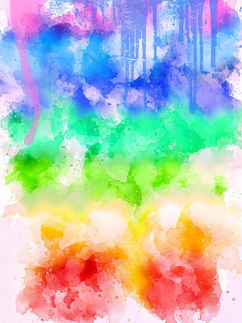 Colorful, art, watercolor HD phone wallpaper