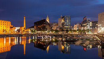 Liverpool Night Cityscape, city, liverpool, night, cityscape HD wallpaper