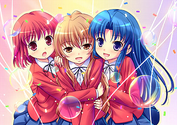 Toradora, ami kawashima, taiga aisaka, minori kushieda HD wallpaper