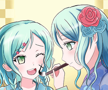 Hikawa Twins, Sayo Hikawa, Hina Hikawa, Anime, BanG Dream! Girls Band Party! HD wallpaper
