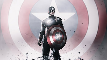 Captain America Hero , captain-america, superheroes, artwork, artist, artstation HD wallpaper