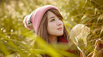 Serene Asian Woman in Nature | Ultra, woman, asian HD wallpaper