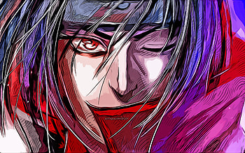 Sasuke Uchiha, portrait, vector art, Naruto characters, manga, Boruto, samurai, Uchiha Sasuke, Naruto, Sasuke Uchiha Naruto HD wallpaper