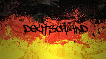 Graffiti, Flag of Germany HD wallpaper