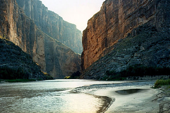 Santa Elena Canyon Big Bend National Park TX, river, outdoors, nature, mountain HD wallpaper