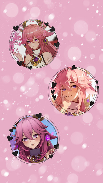 Yae Miko, eye, head HD phone wallpaper