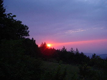 Rodopi sunset, bulgaria, , sunset, mountain HD wallpaper