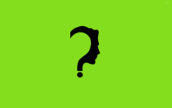 ... face on a question mark minimalistic 24095 ... HD wallpaper