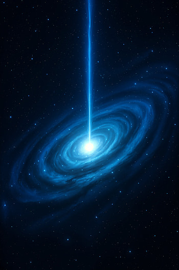 Quasar Radiance: Cosmic Energy , black hole, galaxy, space HD phone wallpaper