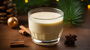 Holiday Eggnog with Cinnamon, eggnog, cinnamon, food, drink HD wallpaper