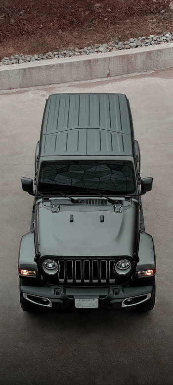 Black Jeep , Dark-themed, High contrast, Jeep brand HD phone wallpaper