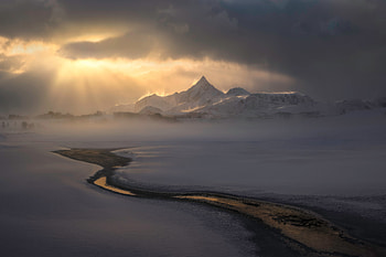 Snowy Winter Morning Landscape , snow, mountains, landscape, nature HD wallpaper