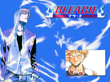bleach, blue, ichigo, shiroi, kurosaki HD wallpaper