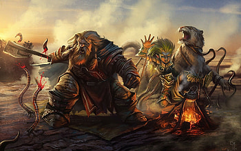 Warrior fantasy art, Dwarf artwork, Pathfinding quest, Epic battles HD wallpaper
